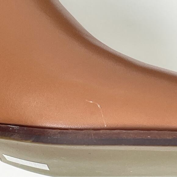 NEW Coach Dannie Block Heel Western Style Leather Ankle Boots Booties Saddle 7 - Picture 10 of 10